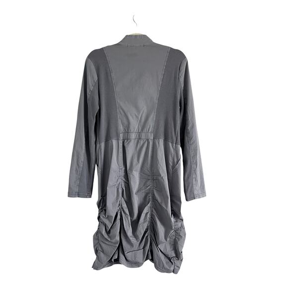 XCVI Wearables Fiore Jacket Dress Riverdale Blue Size M Outdoor Utility Coastal - Picture 4 of 9